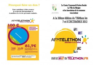 Programme Téléthon 2012 au Marigot